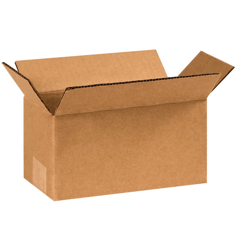 TAPE LOGIC 8x4x4 Long Corrugated Boxes, Long, 8L x 4W x 4H, Pack of 25 | Shipping, Packaging, Moving, Storage Box for Home or Business, Strong Wholesale Bulk Boxes - Image 1